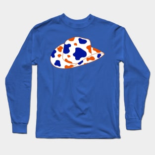 White Orange and Blue cowboy hat Long Sleeve T-Shirt